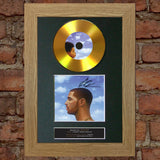 #161 GOLD DISC DRAKE Nothing Was The Same Album Signed Autograph Mounted Repr