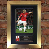 PAUL SCHOLES Autograph Mounted Signed Photo Reproduction Print A4 50