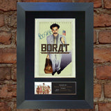 BORAT Sacha Baron Cohen Quality Autograph Mounted Photo Repro Print A4 484