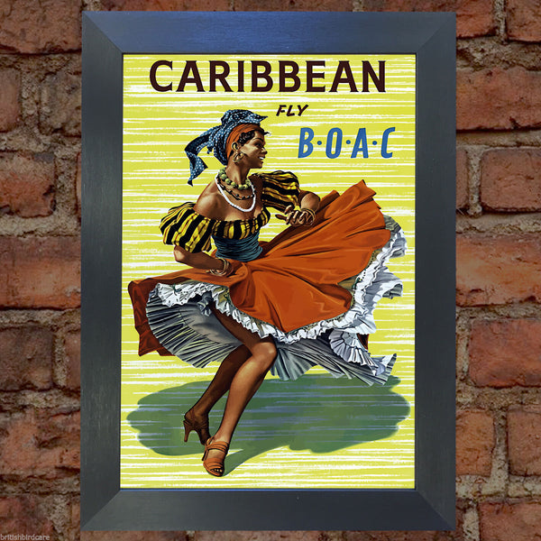 CARIBBEAN VINTAGE RETRO TRAVEL Poster Nostalgic Home Art Print Wall Decor #26