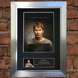 JAMES BLUNT Signed Autograph Mounted Photo Reproduction A4 397