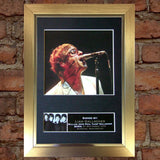 LIAM GALLAGHER Mounted Signed Photo Reproduction Autograph Print A4 74