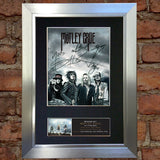 MOTLEY CRUE The Dirt Photo Autograph Mounted Repro Signed Framed Print A4 783