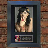 KATY PERRY Mounted Signed Photo Reproduction Autograph Print A4 232