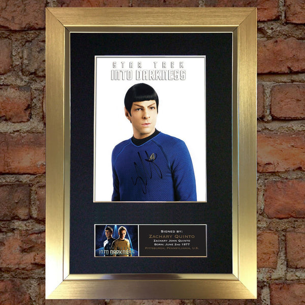 ZACHARY QUINTO Quality Reproduction Autograph Mounted Signed Photo PRINT A4 383