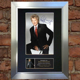 ROD STEWART Mounted Signed Photo Reproduction Autograph Print A4 60