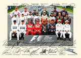 FORMULA 1 2014 Grand Prix Signed Autograph Photo Signed Repro A4 Print