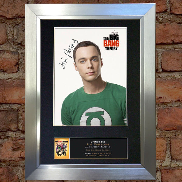 JIM PARSONS Big Bang Mounted Signed Photo Reproduction Autograph Print A4 340