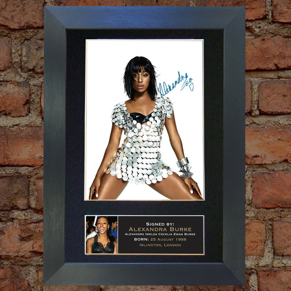 ALEXANDRA BURKE Mounted Signed Photo Reproduction Autograph Print A4 231