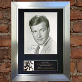 SIR ROGER MOORE Mounted Signed Photo Reproduction Autograph Print A4 274