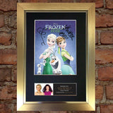 FROZEN Idina Menzel & Kristen Bell Signed Autograph Mounted Photo PRINT A4 590
