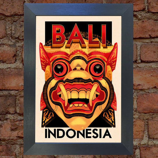 BALI VINTAGE RETRO TRAVEL Poster Nostalgic Home Art Print Wall Decor #21