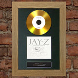 #128 GOLD DISC JAY Z The Hits Collection Album Signed Autograph Mounted Repro A4