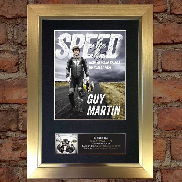 GUY MARTIN (Speed) Quality Autograph Mounted Signed Photo Repro Print Poster 725