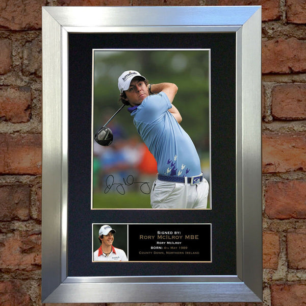 RORY MCILROY Mounted Signed Photo Reproduction Autograph Print A4 269