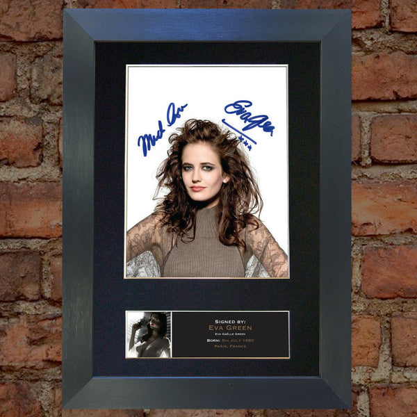 EVA GREEN Sin City Film Signed Autograph Mounted Photo Repro A4 Print 509