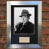 HUMPHREY BOGART Mounted Signed Photo Reproduction Autograph Print A4 23