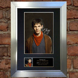 COLIN MORGAN Mounted Signed Photo Reproduction Autograph Print A4 334