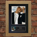 USHER Mounted Signed Photo Reproduction Autograph Print A4 166