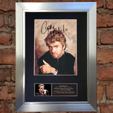 #2 GEORGE MICHAEL Memorial Signed Autograph Mounted Photo Repro PRINT A4 651