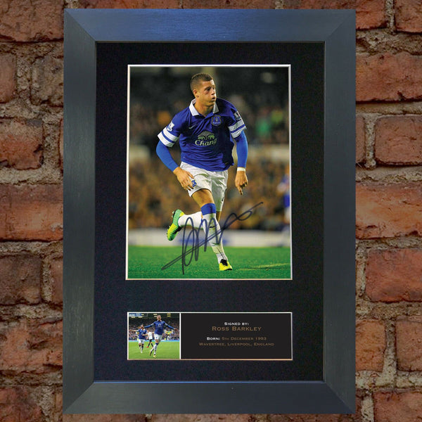 ROSS BARKLEY Everton Quality Signed Autograph Mounted Photo Repro A4 Print 518