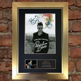 BRENDON URIE Panic At The Disco Signed Autograph Mounted Photo Repro A4 445