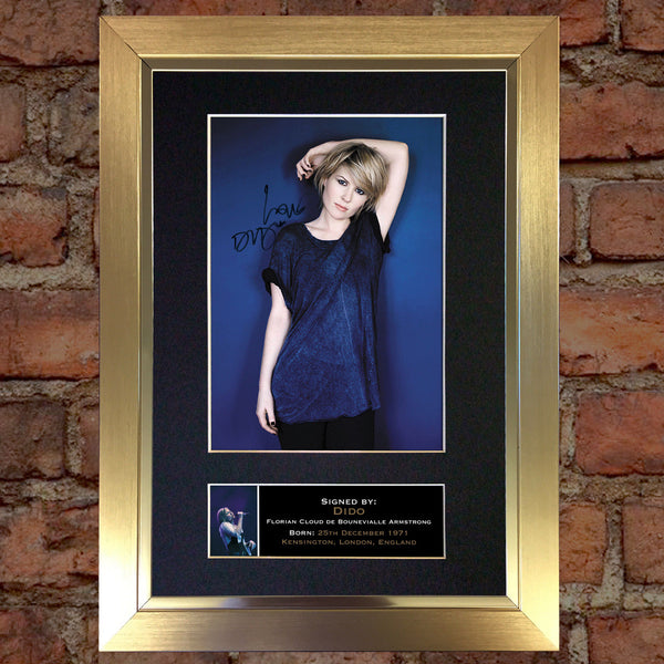 DIDO Mounted Signed Photo Reproduction Autograph Print A4 324