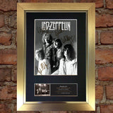 LED ZEPPELIN #2 RARE Signed Autograph Mounted Photo Repro A4 Print 512