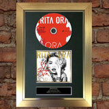 RITA ORA Ora Album Signed CD COVER MOUNTED A4 Autograph Print 21