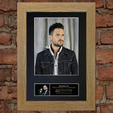 BRANDON FLOWERS Mounted Signed Photo Reproduction Autograph Print A4 160