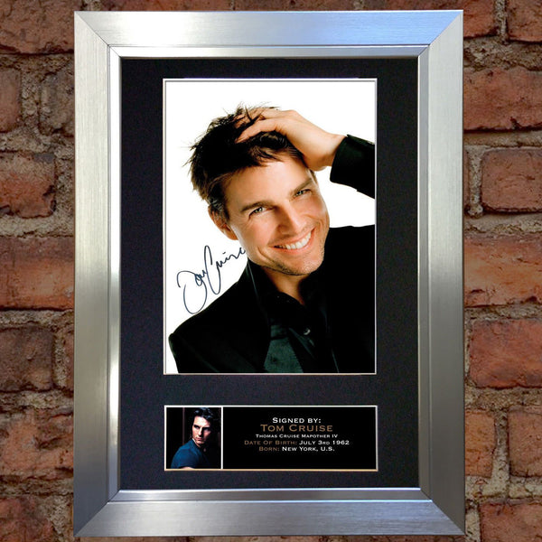 TOM CRUISE Mounted Signed Photo Reproduction Autograph Print A4 103