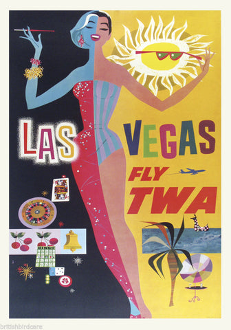 LAS VEGAS VINTAGE RETRO TRAVEL Poster Nostalgic Home Art Print Wall Decor #46