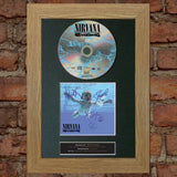 NIRVANA Nevermind Album Signed CD COVER MOUNTED A4 Autograph Repro Print (20)