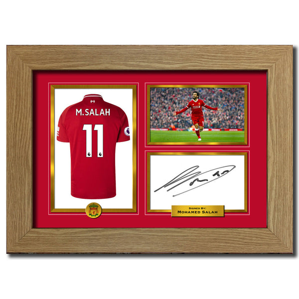 Mohamed Salah Liverpool Autograph Signed Photo Birthday Christmas Gift Print 792