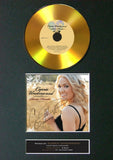 #185 CARRIE UNDERWOOD Some Hearts GOLD DISC Album Signed Autograph Mounted Print