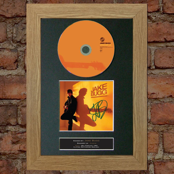 JAKE BUGG Shangri La Album Signed CD COVER MOUNTED A4 Autograph Print (47)