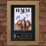 Haim Signed Autograph Mounted Photo Repro A4 Print BRAND NEW 453