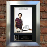 JOHNNY MARR Mounted Signed Photo Reproduction Autograph Print A4 326