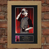 MARILYN MANSON Mounted Signed Photo Reproduction Autograph Print A4 163
