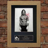 IGGY POP Signed Autograph Mounted Photo Repro A4 Print 439
