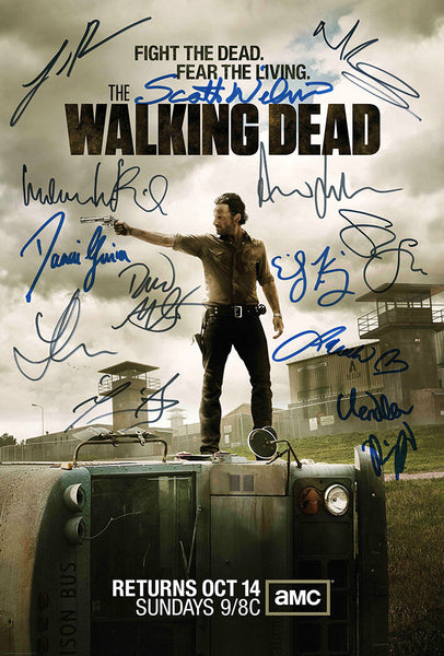 Autograph Vintage Movie Film Posters A2 Size Walking Dead Game of Thrones Jaws
