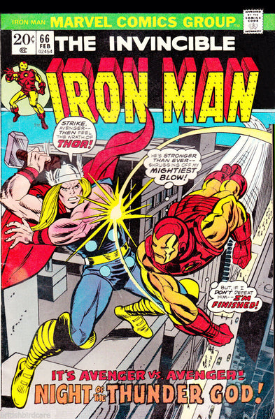 IRON MAN Comic Cover 66th Edition Cover Reproduction Vintage Wall Art Print #8