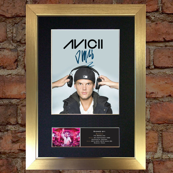 AVICII (DJ Remixer) Quality Autograph Mounted Signed Photo Repro Print A4 744