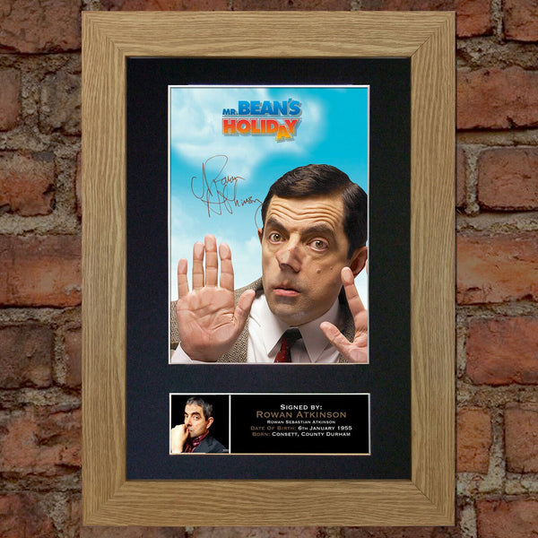 ROWAN ATKINSON Mounted Signed Photo Reproduction Autograph Print A4 179