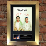 RIZZLE KICKS Mounted Signed Photo Reproduction Autograph Print A4 144