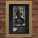 HEATH LEDGER Joker Mounted Signed Photo Reproduction Autograph Print A4 18