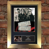 U2 Mounted Signed Photo Reproduction Autograph Print A4 199