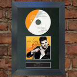 MICHAEL BUBLE Album Signed CD COVER MOUNTED A4 Autograph Repro Print 35