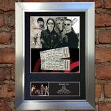 U2 Mounted Signed Photo Reproduction Autograph Print A4 199
