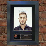 GARY BARLOW Signed Autograph Mounted Photo REPRODUCTION PRINT A4 402